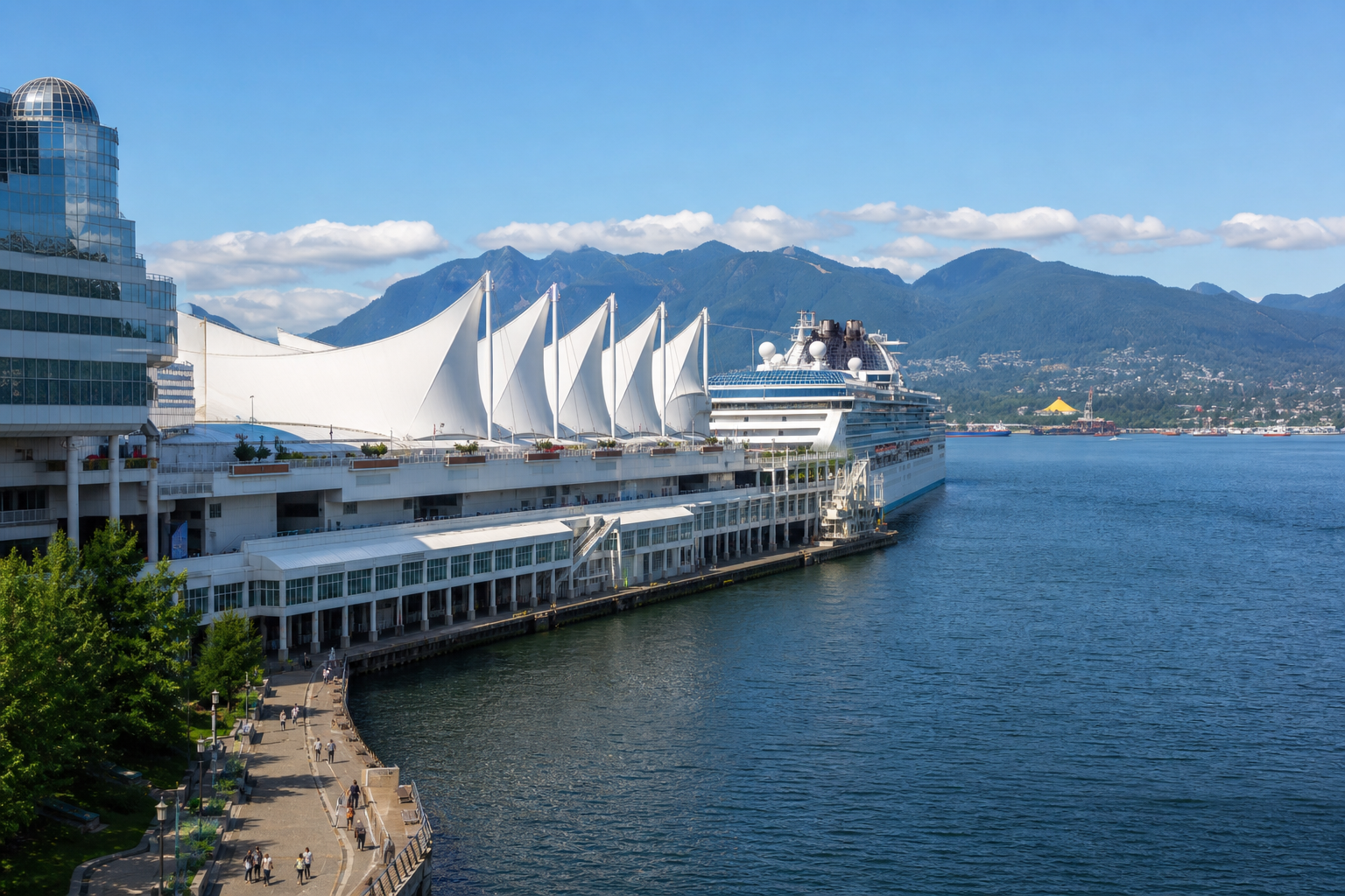 Cruise ship at Canada Place